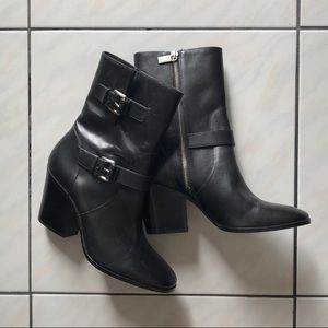 MICHAEL KORS Black Ankle Boots